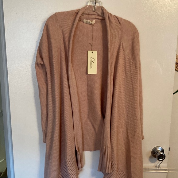 🔘 Elan Women’s Light Pink Fitted Cardigan (size M) NWT - Picture 1 of 9